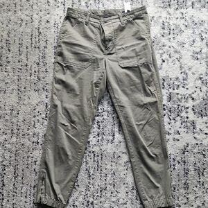 Banana Republic Olive Utility Jogger Pants